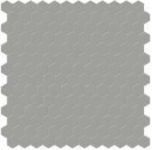 1" Taupe Matte Hex Mosaic | Young Interiors Flooring Center