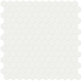 1" White Matte Hex Mosaic | Young Interiors Flooring Center
