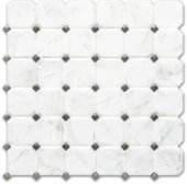 12x12 Calacatta Ottagona Mosaic | Young Interiors Flooring Center