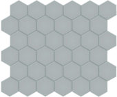 2" Cloud Blue Matte Hex Mosaic | Young Interiors Flooring Center