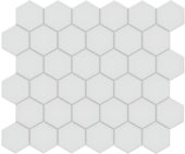2" Gallery Grey Matte Hex Mosaic | Young Interiors Flooring Center