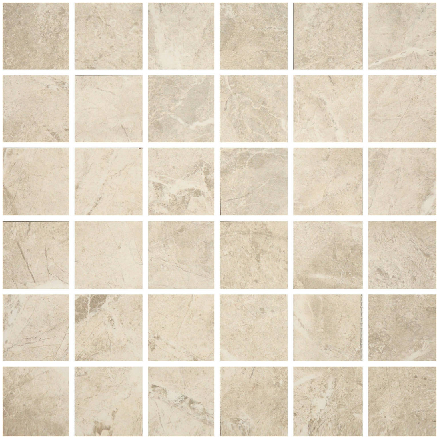 2X2 Ivory Mosic | Young Interiors Flooring Center