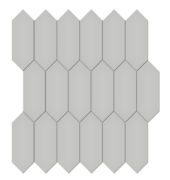 2x5 Loft Grey Matte Picket Mosaic | Young Interiors Flooring Center