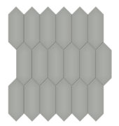 2x5 Taupe Matte Picket Mosaic | Young Interiors Flooring Center