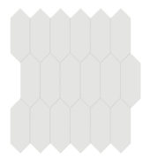 2x5 Vintage Grey Matte Picket Mosaic | Young Interiors Flooring Center