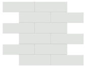 2x6 Gallery Grey Matte Brick Mosaic | Young Interiors Flooring Center