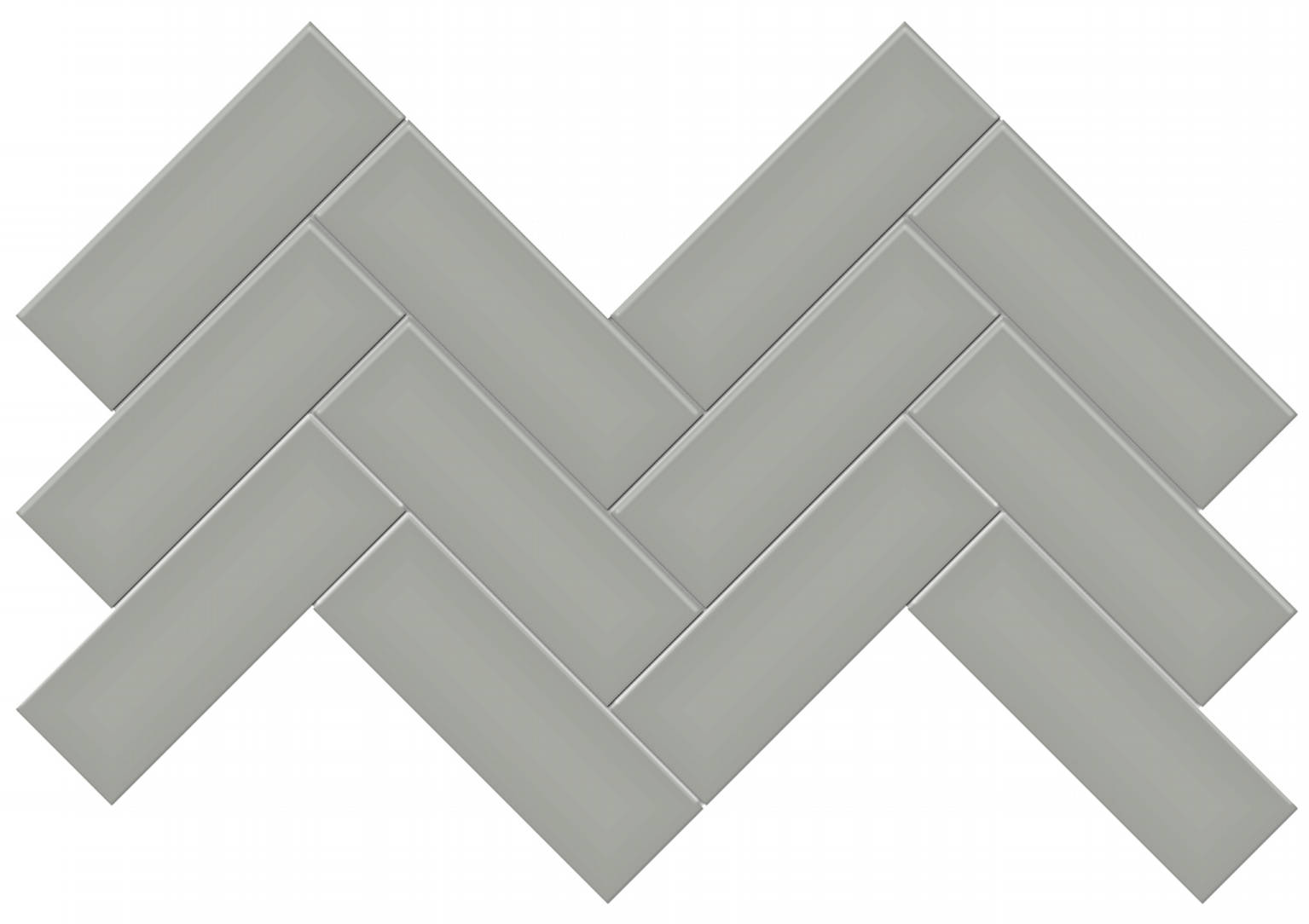2x6 Taupe Matte Herringbone Mosaic | Young Interiors Flooring Center