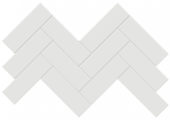 2x6 Vintage Grey Glossy Herringbone Mosaic | Young Interiors Flooring Center