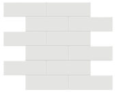 2x6 Vintage Grey Matte Brick Mosaic | Young Interiors Flooring Center