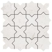 3"x3" Cross & Star Beige Marble | Young Interiors Flooring Center