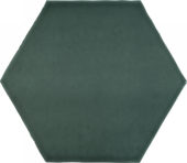 6" Brilliant Emerald Glossy Hexagon | Young Interiors Flooring Center