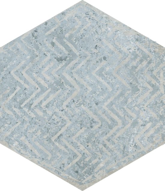 Alma 5.5X6.3 Grey Decor Hexagon | Young Interiors Flooring Center
