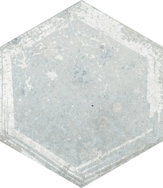 Alma 5.5X6.3 Grey Decor Hexagon | Young Interiors Flooring Center