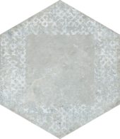Alma 5.5X6.3 Grey Decor Hexagon | Young Interiors Flooring Center