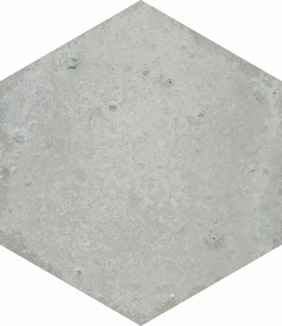 Alma 5.5X6.3 Grey Hexagon | Young Interiors Flooring Center