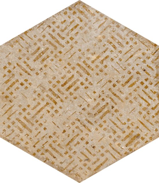Alma 5.5X6.3 Sand Decor Hexagon | Young Interiors Flooring Center