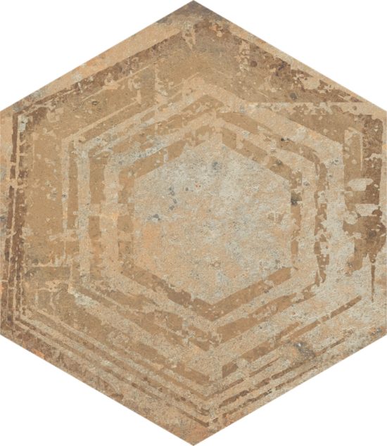 Alma 5.5X6.3 Sand Decor Hexagon | Young Interiors Flooring Center