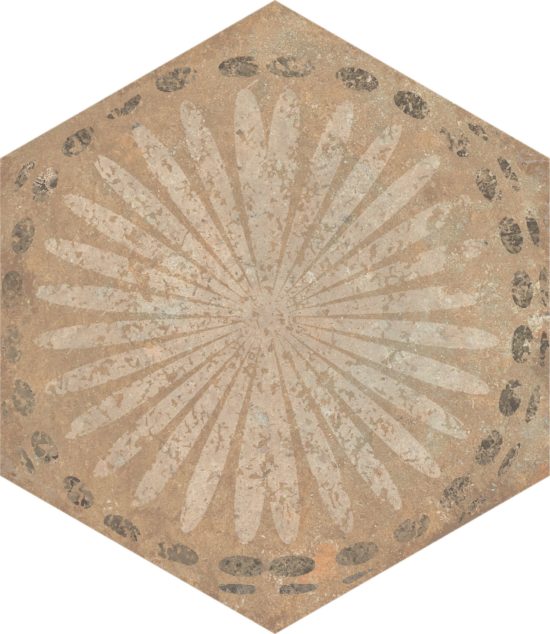 Alma 5.5X6.3 Sand Decor Hexagon | Young Interiors Flooring Center