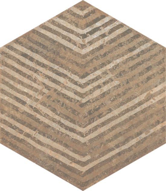 Alma 5.5X6.3 Sand Decor Hexagon | Young Interiors Flooring Center