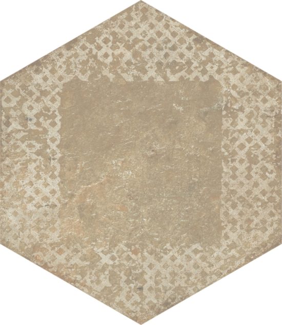 Alma 5.5X6.3 Sand Decor Hexagon | Young Interiors Flooring Center