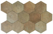 Alma 5.5X6.3 Terra Hexagon | Young Interiors Flooring Center