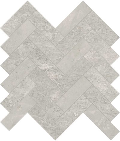 Anciano Grigio 1.25×4 Herringbone Mosaic