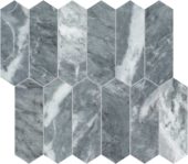 Aqua Intenso 2x6 Picket Mosaic | Young Interiors Flooring Center