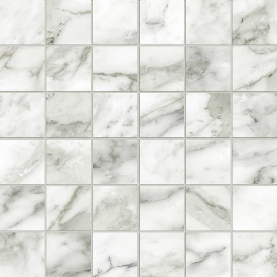 Arabescato Verona Honed 2X2 Mosaic | Young Interiors Flooring Center