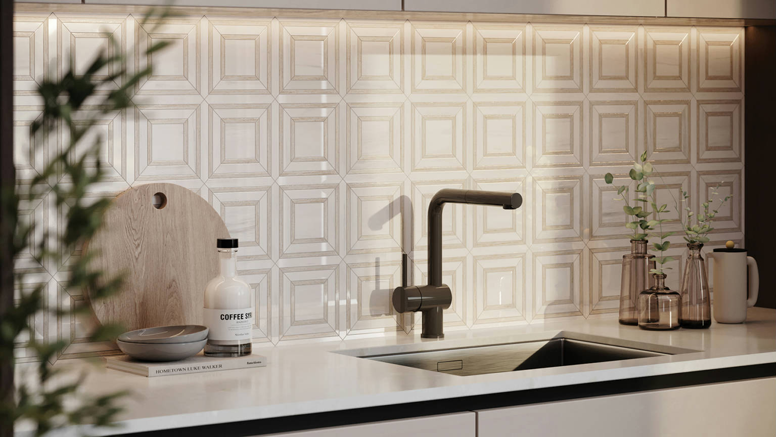 Ardor Devotion Piazza Polished Mosaic 3 | Young Interiors Flooring Center