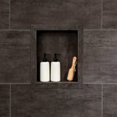 Ashen Slate Shower Niche 14.5x12 Inside | Young Interiors Flooring Center