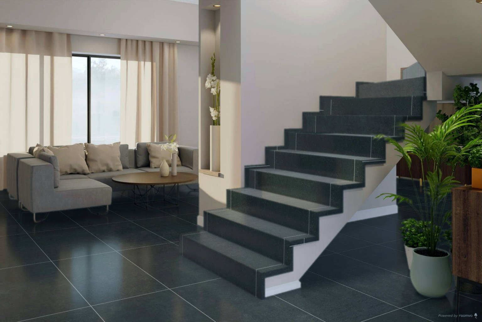Ashland 24x48" Black | Young Interiors Flooring Center