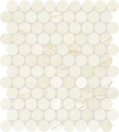 Avorio Crema 1.25 Penny Round Mosaic | Young Interiors Flooring Center