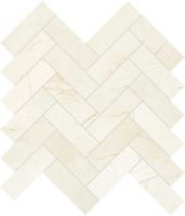Avorio Crema 1.25x4 Herringbone Mosaic | Young Interiors Flooring Center