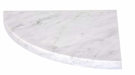 Bianco Carrara 9 Inch Shelf | Young Interiors Flooring Center