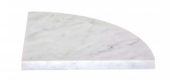Bianco Carrara 9 Inch Shelf | Young Interiors Flooring Center