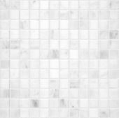 Bianco Venatino 1x1 Polished Mosaic | Young Interiors Flooring Center