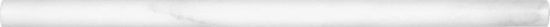 Bianco Venatino Honed 0.6x12 Polished Pencil