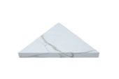 Carrara Marble Shower Bench 26x18.63x3 | Young Interiors Flooring Center