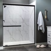 Carrara Marble Shower Wall Kit 30x60x78 | Young Interiors Flooring Center