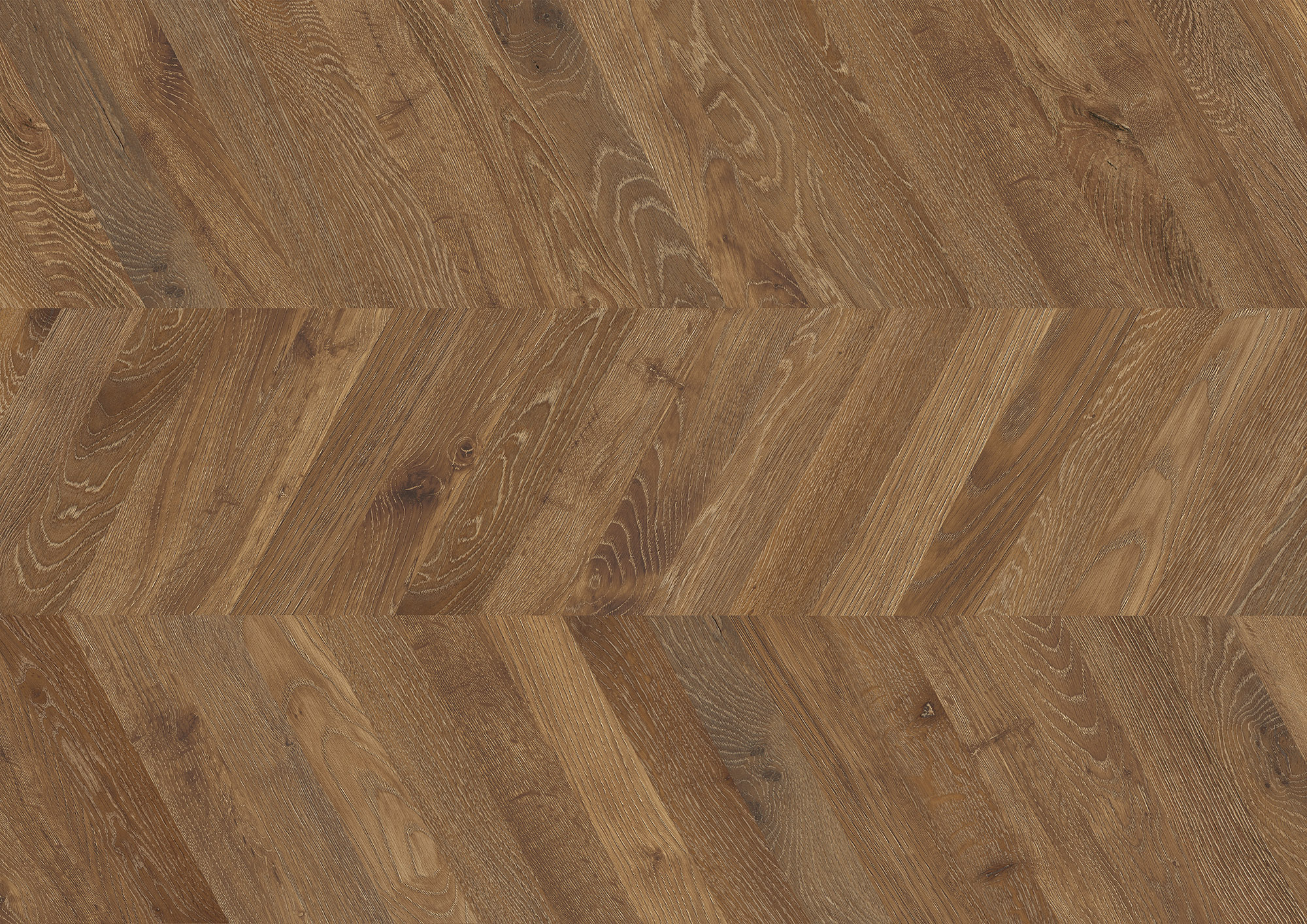Chevron Rustic Oak Brown