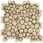 Coffee Tree Wood Interlocking Mosaic | Young Interiors Flooring Center