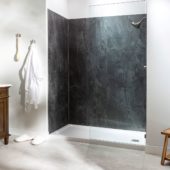 Cracked Slate Shower Wall Kit 36x36x78 | Young Interiors Flooring Center