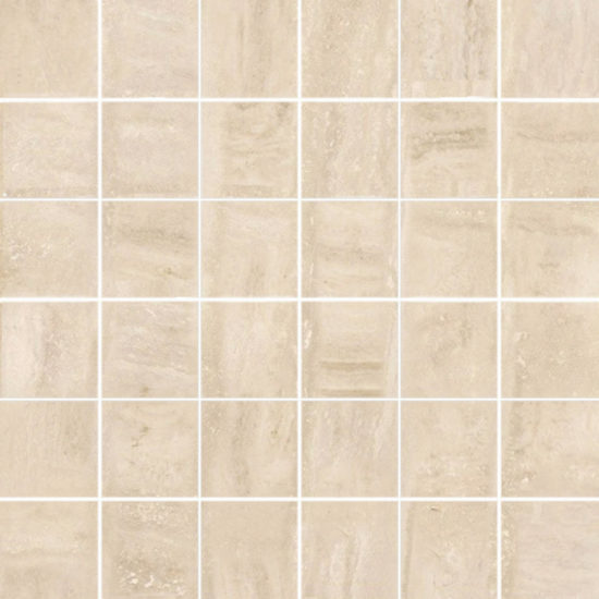 Crema Navona Polished 2X2 Mosaic | Young Interiors Flooring Center