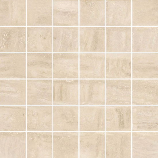 Crema Navona Polished 2X2 Mosaic | Young Interiors Flooring Center