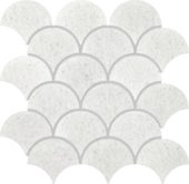 Crystal White Marble Scale Polished | Young Interiors Flooring Center