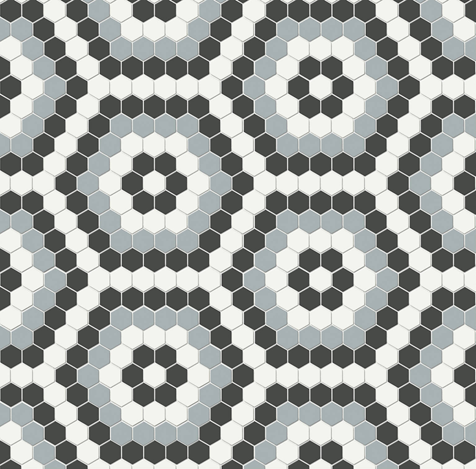 Dawn Blend Matte Hexagon Pattern Mosaic | Young Interiors Flooring Center