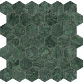Diosa Verde 2 Hexagon Mosaic | Young Interiors Flooring Center