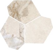 Dynasty Almond Polished/Matte 11X12 Eggs Mosaic | Young Interiors Flooring Center
