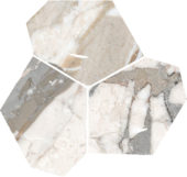 Dynasty Grey Polished/Matte 11X12 Eggs Mosaic | Young Interiors Flooring Center