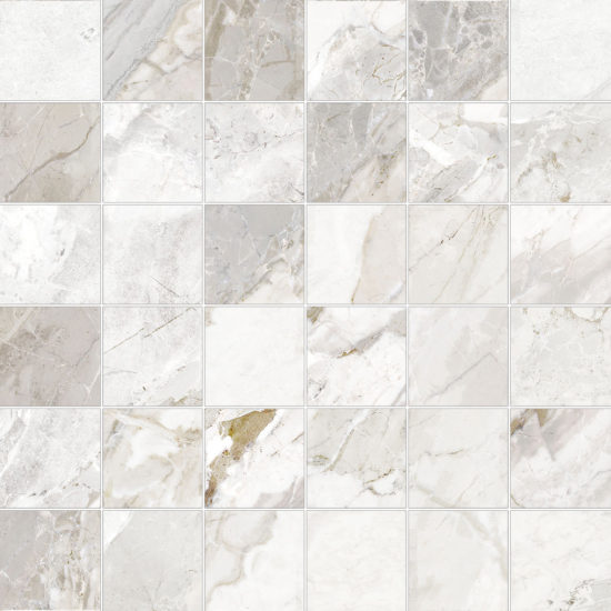Dynasty White 2X2 Mosaic | Young Interiors Flooring Center
